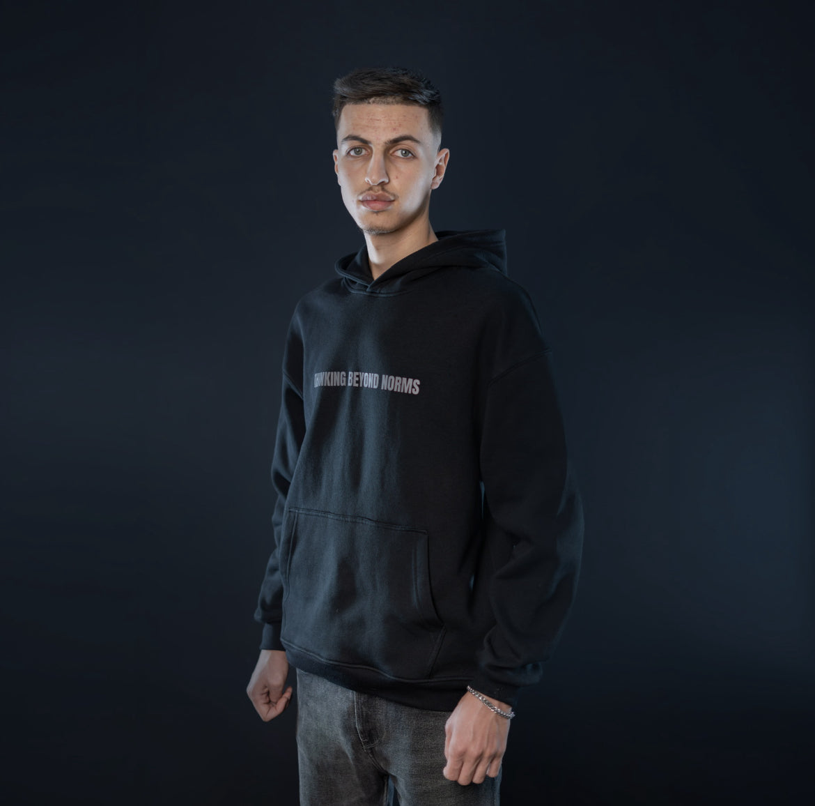 THINKING BEYOND NORMS Hoodie (Black)