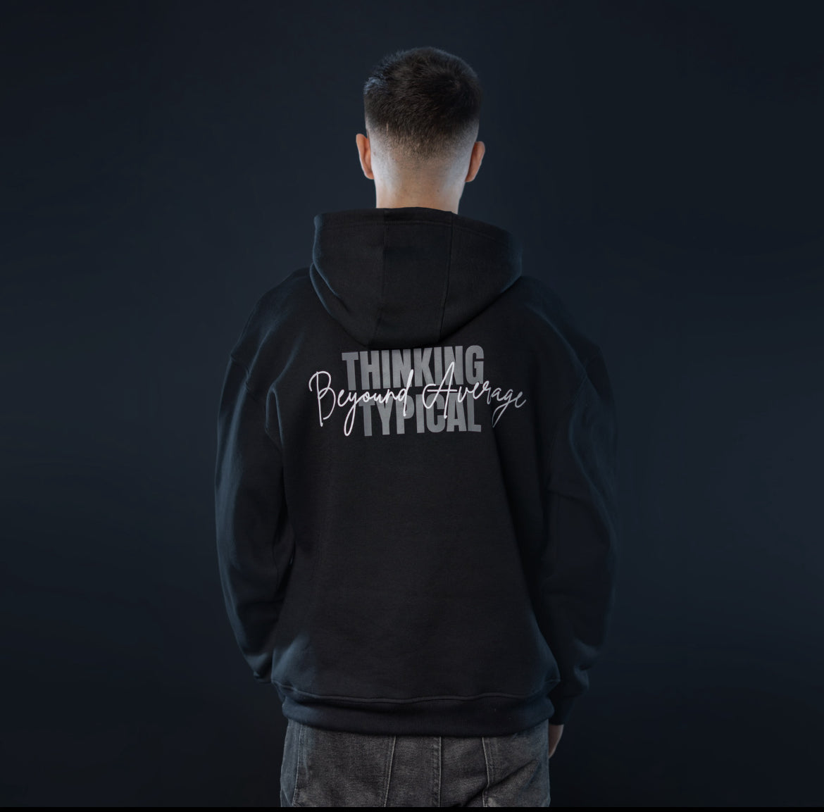 THINKING BEYOND NORMS Hoodie (Black)